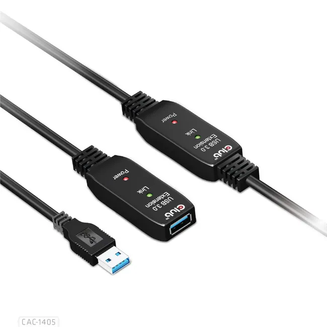 USB 3.2 Gen1 Active Repeater Cable 10m/ 32.8ft M/F 28AWG