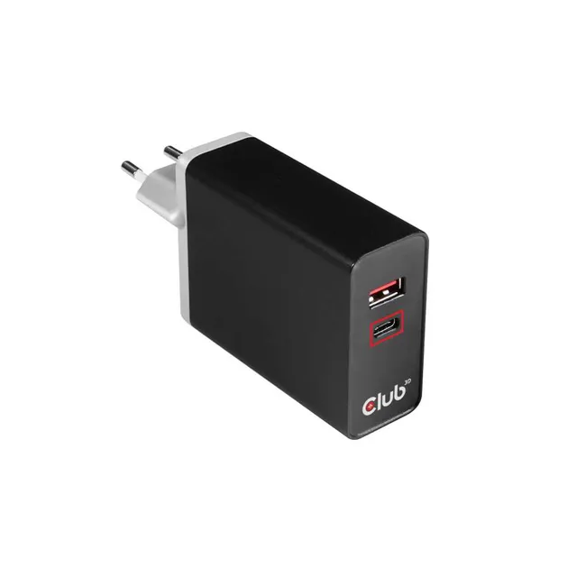 USB Type A and C Dual Power Charger up to 60W