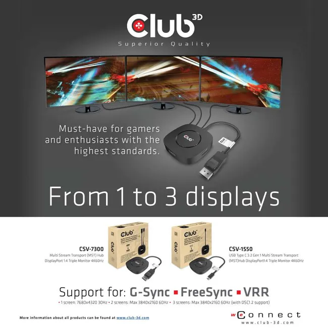 USB Type C 3.2 Gen 1 Multi Stream Transport (MST)Hub DisplayPort1.4 Triple Monitor