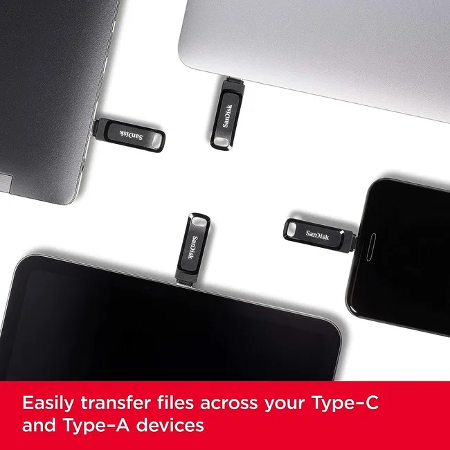 USB TYPE C FLASH SanDisk OTG 64GB TYPE (SDDDC3-064G-G46)