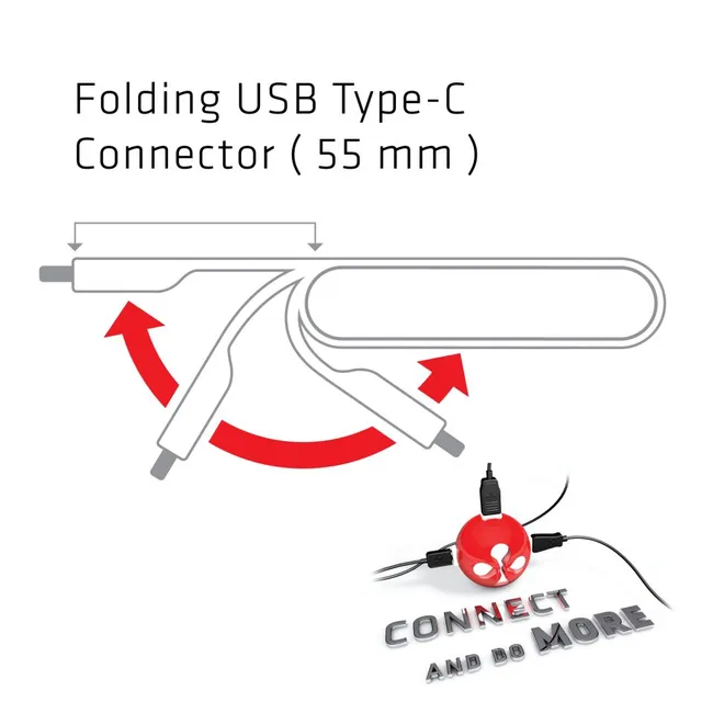 USB Type-C to HDMI™ 2.0 + USB 2.0 + USB Type-C Charging Mini Dock