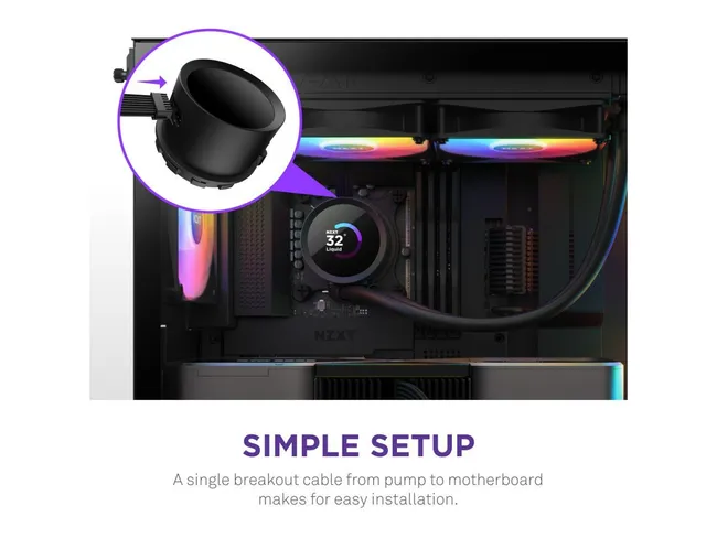 Water Cooler NZXT Kraken 360 RGB Black (RL-KR360-B1)