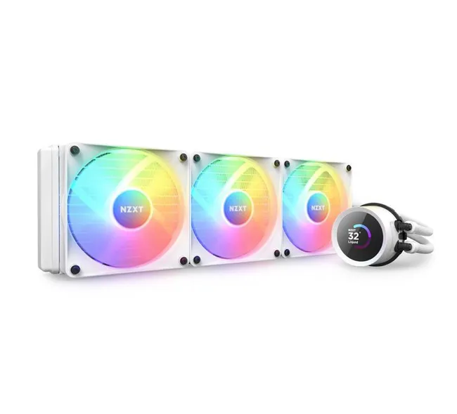 Water Cooler NZXT Kraken 360 RGB White (RL-KR360-W1)