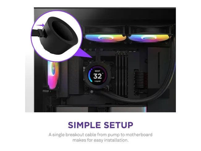 Water Cooler NZXT Kraken Elite 240 RGB Black (RL-KR24E-B1)