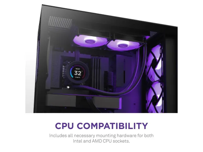 Water Cooler NZXT Kraken Elite 240 RGB Black (RL-KR24E-B1)