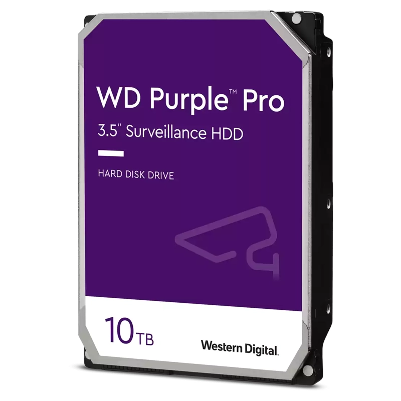 WD 10TB Purple Pro Surveillance Internal Hard Drive HDD - SATA 6 Gb/s 256 MB Cache