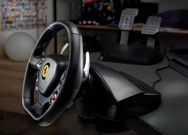 WHEEL Thrustmaster T80 Ferrari 488 GTB Edition Racing Wheel PS4 - Black