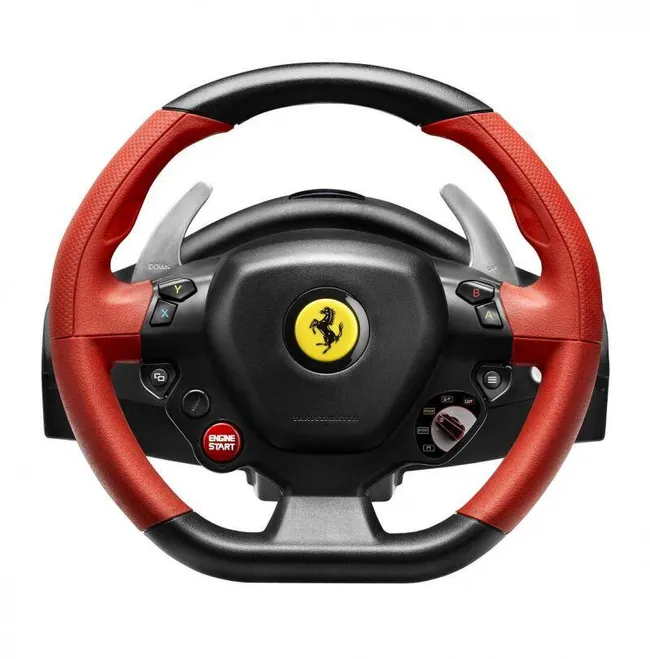 WHEELThrustmaster Ferrari 458 Spider Racing Wheel, Kinect detection LED, Xbox One - Red