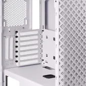 XPG Defender Pro Mid-Tower ATX MESH Front Panel RGB Effect Efficient Airflow Tempered Glass PC Case WHITE (Defender PRO-WHCWW)