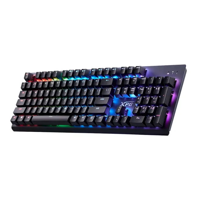 XPG MAGE Wired Gaming Keyboard Black RGB Mechanical KAILH RED Backlight Key Switches