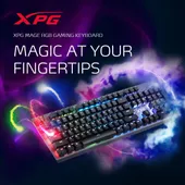 XPG MAGE Wired Gaming Keyboard Black RGB Mechanical KAILH RED Backlight Key Switches