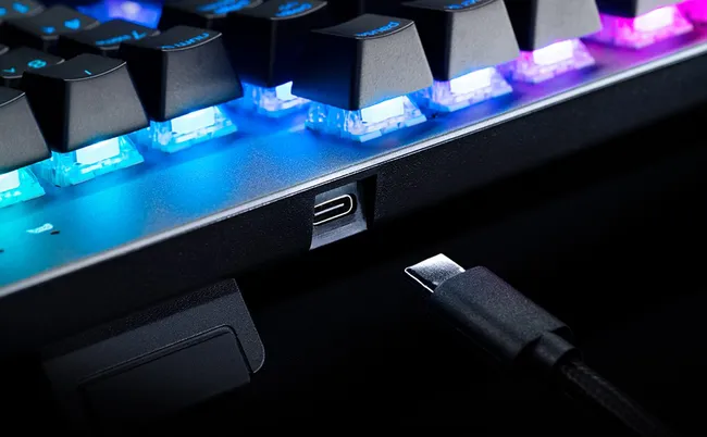 XPG MAGE Wired Gaming Keyboard Black RGB Mechanical KAILH RED Backlight Key Switches