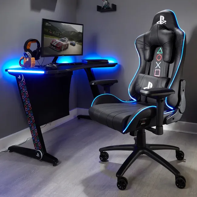 Xrocker Sony Playstation - Amarok PC Gaming Chair with LED