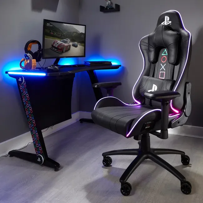 Xrocker Sony Playstation - Amarok PC Gaming Chair with LED